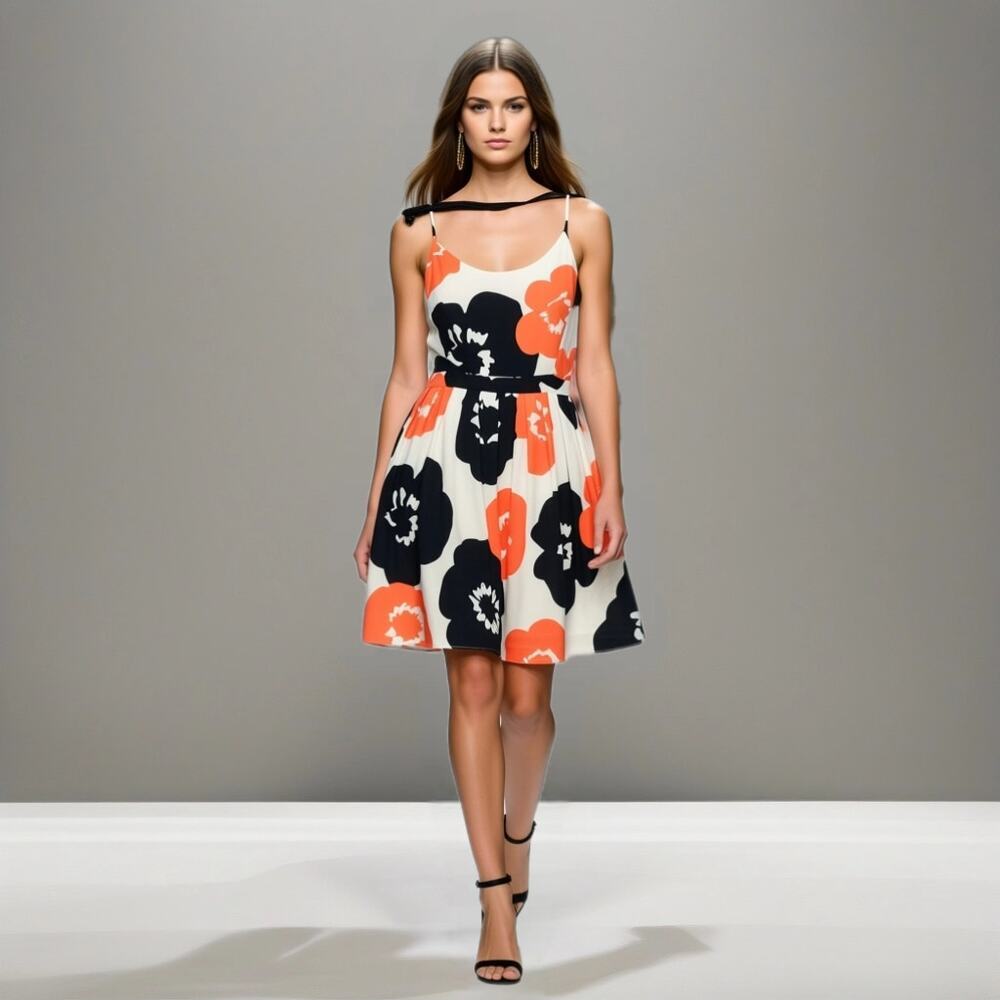 Hutch x Anthropologie  Fit and Flare Floral Dress. Size 12.